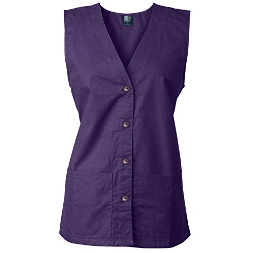 Medgear Women's Vest with 2 Front Pockets and Back Ties