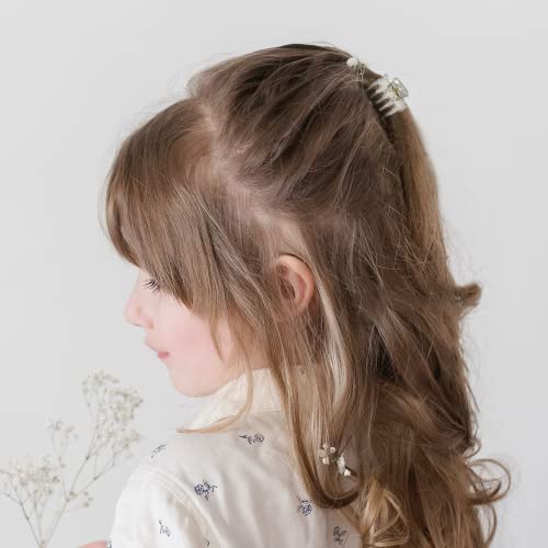 Dimuge 24 Pcs Little Hair Clips Clear Plastic Hair Claw Clips For Girls And Women Short Hair, 1 Inch Small Hair Clips For Teens And Adult Hairstyles. #TOP5