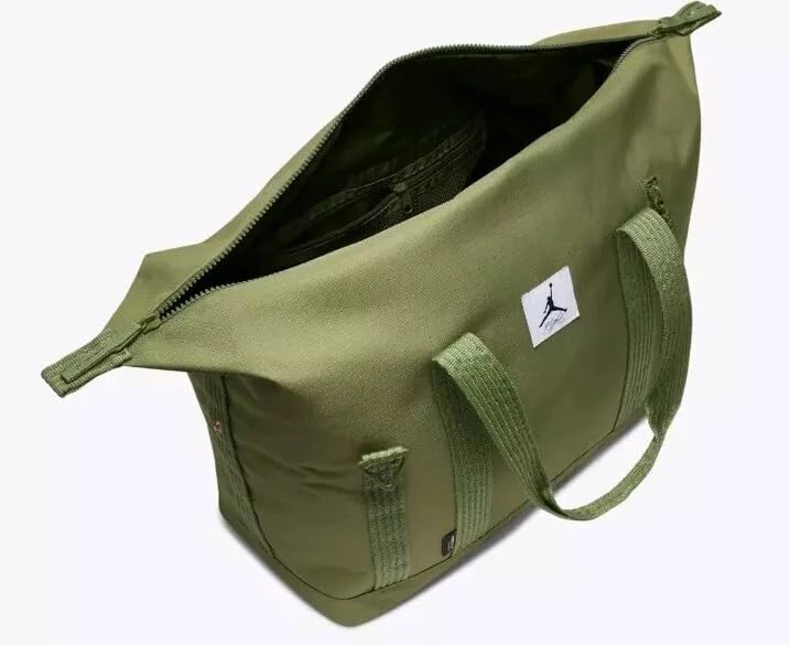 Jordan Jam Flight Duffle Men's Weekender Bag (Jam Flight Duffle, Weekender Bag, Olive, one size)4