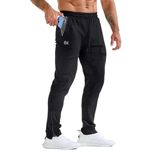ZENWILL ZeroBols Pantalones Deportivos Hombre Gimnasio Cremallera Gym Jogger Pantalón Largo Running Entrenamiento Hombre(Negro,L) | Ya disponible en tu tienda friki favorita! En mundofriki.es!
