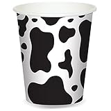 Cow Print Beverage Cups   (8/Pkg)