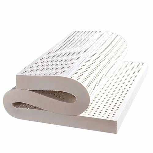 Natural Latex Mattress, Allergy Relief, Pressure Relief for Back Pain, Soft and Comfortable, Enhanced Support, Thickened Design for Maximum Comfort and Durability