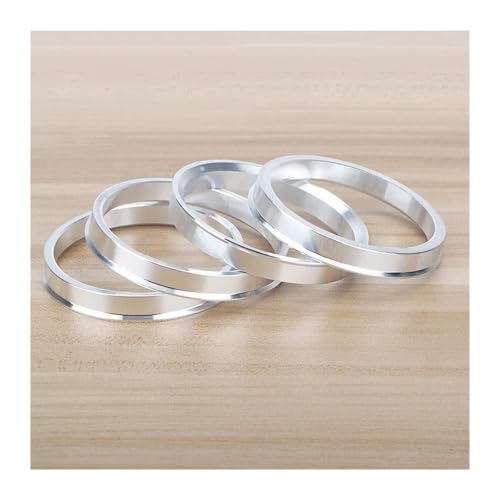 Anneaux centrage moyeu 54.1-60.1mm en aluminium pour entretoises et élargisseurs de voie auto