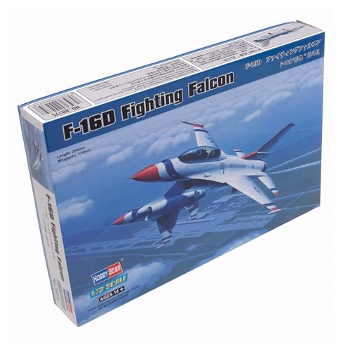 Maquette F-16D Fighting Falcon 1/72 Hobbyboss avion de chasse miniature en métal
