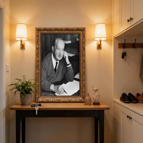Impression sur toile Martin Heidegger avec cadre de qualité - 5