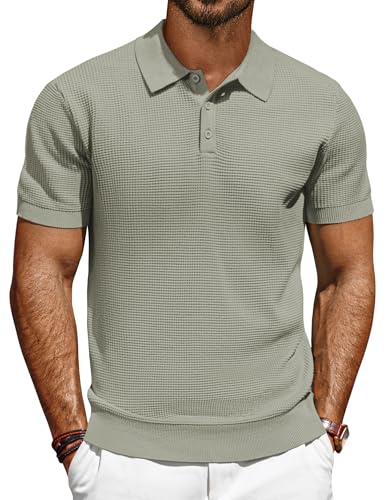 PJ PAUL JONES Polo Shirts for Men Short Sleeve...