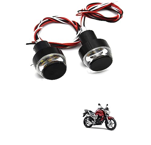 Image of Kozdiko Motorcycle LED Indicator Dual Color Blinker Stylish Turn Signal Handle Bar Light for Yamaha FZ 16
