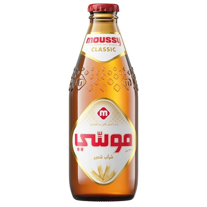 Image of Moussy Non Alcoholic Beer Classic Flavour, 330ml Each (Pack of 12, 12 X 330ml)