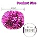 Hooshing 12PCS Hot Pink Cheerleading Pom Poms with Baton Handle for Team Spirit Sports Dance Cheering Kids Adults