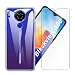 Produktbild LJSM Hülle für Blackview A80 / Blackview A80S + Panzerglas Displayschutzfolie Schutzfolie - Transparent Weich Silikon Schutzhülle Flexibel TPU Tasche Case für Blackview A80 (6.21")