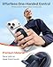 andobil [2026 All-New] Magnetic Phone Grip for Magsafe w/Finger Strap [Comfortable & Durable] Magnetic Phone Ring Holder for MagSafe Accessories & iPhone 17 Air 16 Pro Max Plus 15 14 13 12, Deep Blue