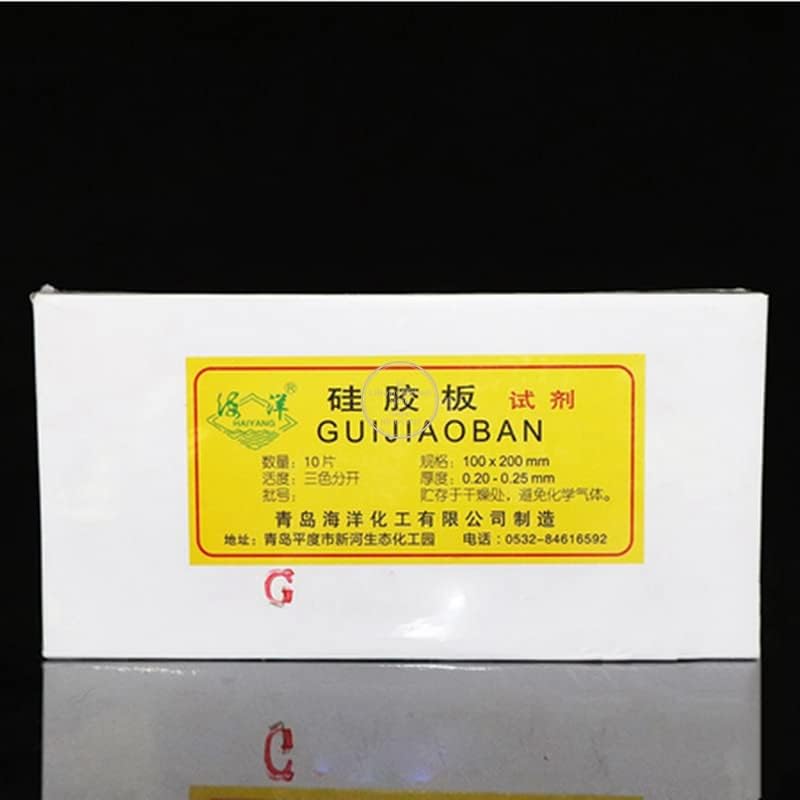 One Box Lab GlassThin Layer Chromatography Silica Gel Plate G-Type (Containing Fluorescent Color-Developing) (Size : 30x100mm 60pcs)