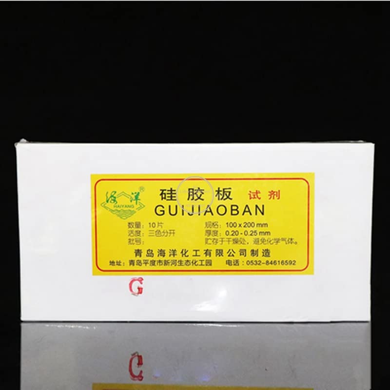 Plaque de Gel de Silice G Fluorescente pour Identifier Vos Composés sans Traînée
