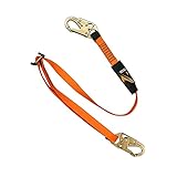 Malta Dynamics 6-Foot Adjustable Fall Protection Lanyard, OSHA/ANSI Compliant