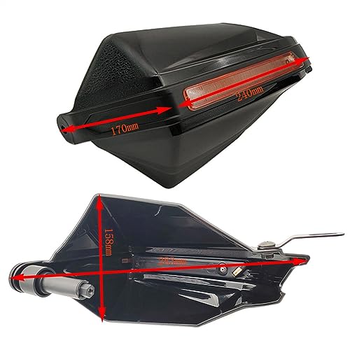 Protège-mains moto 7/8 contre bris de levier pour GROM MSX125
