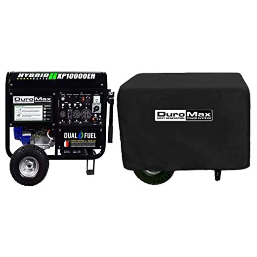 Duromax XP10000EH 10000 Watt Dual Fuel Hybrid Generator W Elec. Start 50-State (New(Bundle))