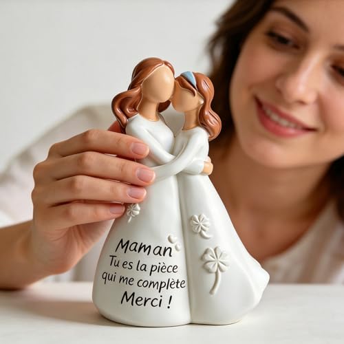 Lueaurra Figurine en résine Mère et Fille – vue 5