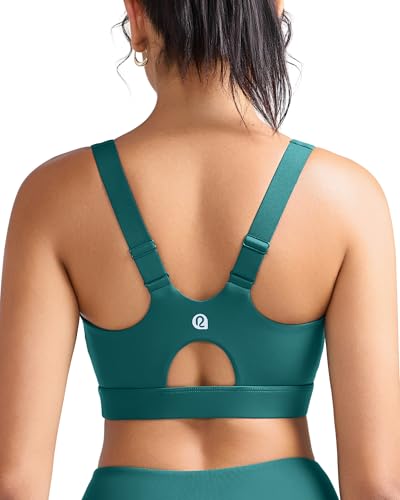 RUNNING GIRL High Impact Sports Bras for Women,Adjustable Sports Bra