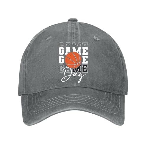 Basketball Mama Hat for Womens Trendy Washed Distressed Baseball Cap