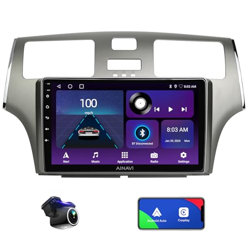 for Lexus ES Touchscreen Radio Upgrade - CarPlay Android Auto MirrorLink Airplay 9inch ES250/300/330 2001-2006 Touch Screen Car Stereo w/Bluetooth GPS Navigation Backup Camera 5GWiFi FM/AM 2+64G