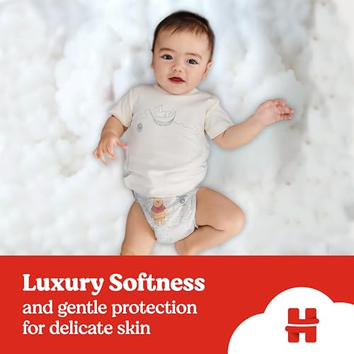 Image of HUGGIES Little Snugglers Baby Diapers, White, No Flavor, Size 1, 96 Count