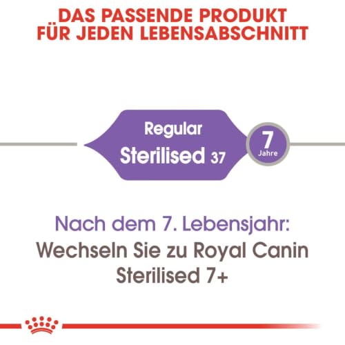 ROYAL CANIN STERILISED Trockennahrung für Katzen – 4 kg