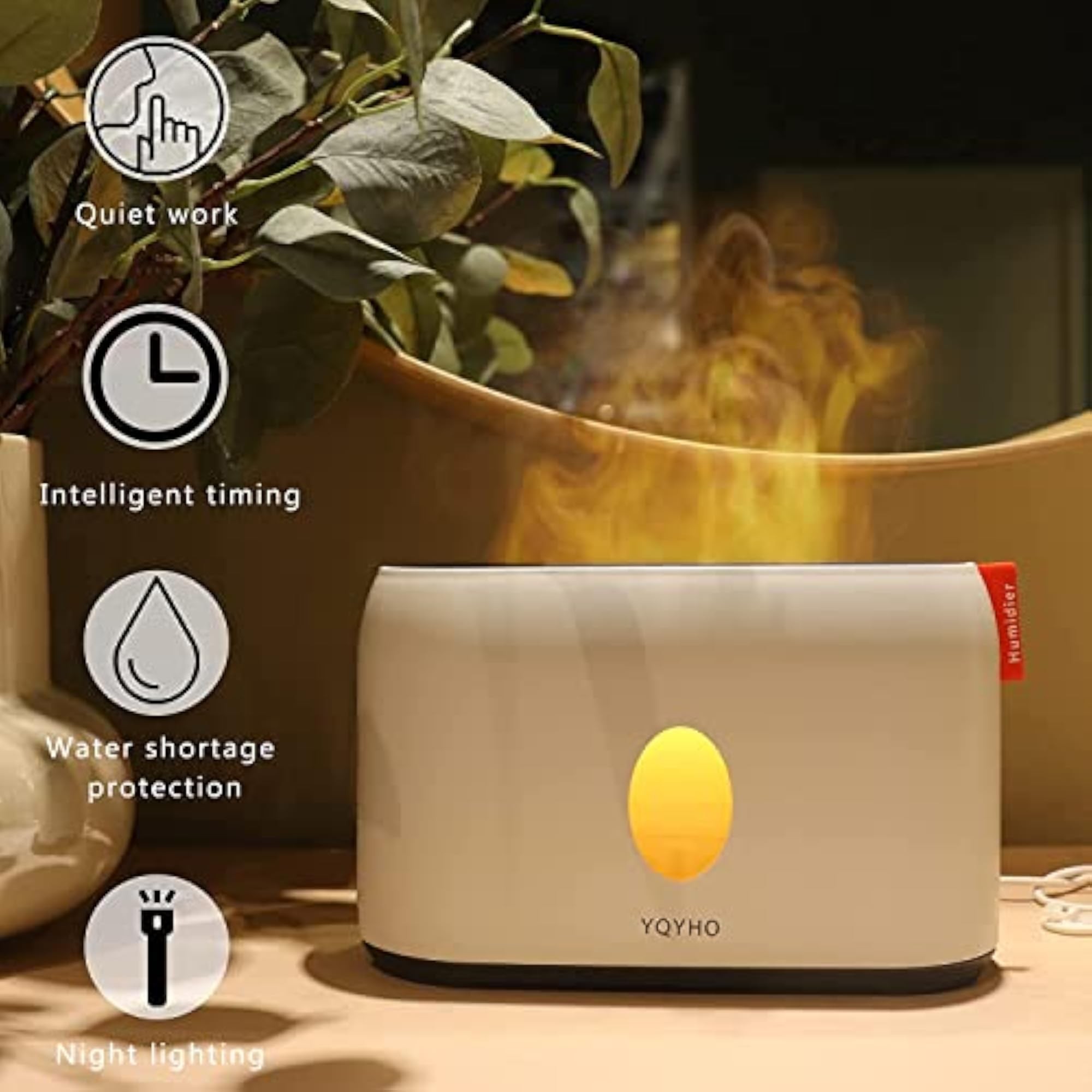 200ML Essential Diffuser with Flame Effect