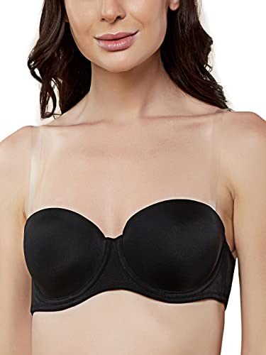Image of Triumph T-shirt Bra 101 Invisible Wired Half Cup Padded Detachable Multioptional Transparent Backless Party Bra