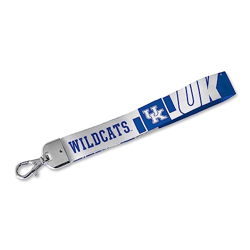 Rico Industries NCAA Kentucky Wildcats Wrist Lanyard Key Chain, Cute Wristlet Strap Keychain Holder for Women Men Car Keys ID Badges Card Wallet Phone Camera