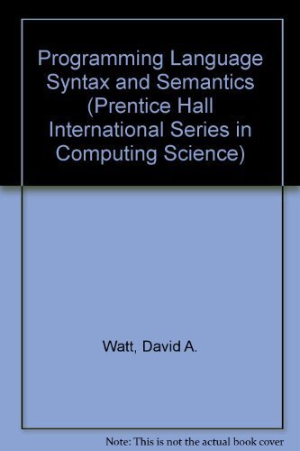 Buy Semantics of Programming Languages — BookShops.in