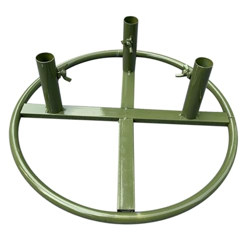 Socle robuste pour présentoirs floraux rond en fer forgé Ailan - 2
