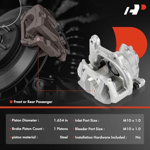 A-Premium Disc Brake Caliper Assembly with Bracket Compatible with BMW 530e xDrive 2018, 530i xDrive 2017-2018, 540d xDrive, 540i xDrive, X3 2019-2023, X4 2019-2022 - Front or Rear by A-Premium - Used condition - Image 2