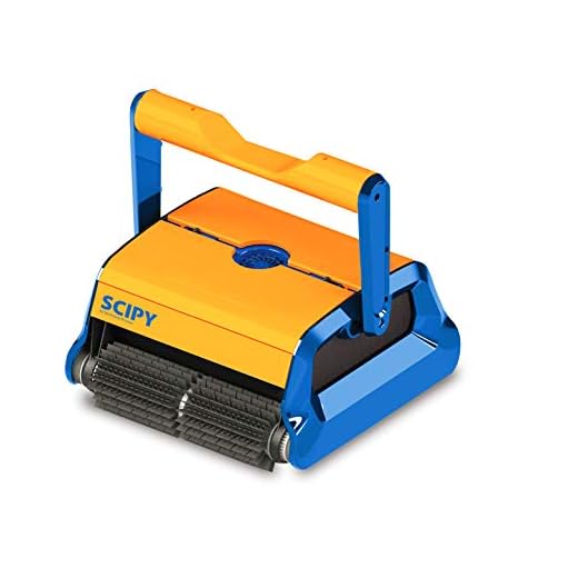 Winny - Productos Qp | Limpiafondos Scipy, Limpiador De Piscinas, Limpiafondos Automático Piscina, Robot Limpiafondos Piscina, Programa Inteligente Autoadaptativo | Naranja