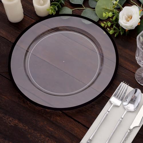 Tableclothsfactory 10 unidades platos desechables 12" miniatura 5