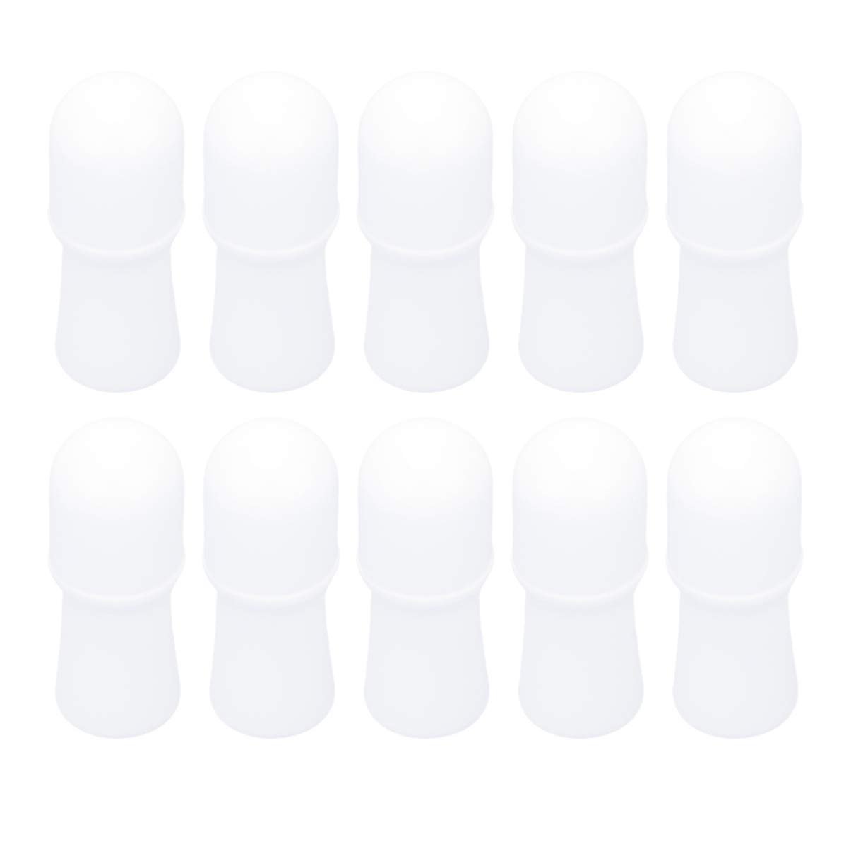 SUPVOX 10pcs Empty Roll On Bottles Plastic Roller Bottles Refillable Containers DIY Deodorant Containers 30ml
