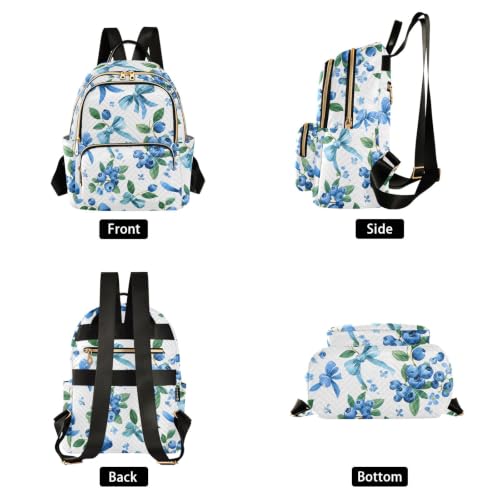 Sac à dos femme petit format M décontracté pour voyage et école