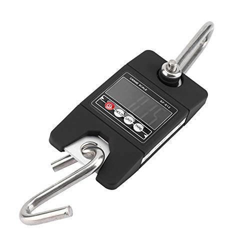 Preisvergleich Produktbild Elektronische Waage,Jadpes Elektronische Digital Hanging Scale, tragbare Digital Hanging Lcd-Multifunktionswaage mit Haken 150 kg Hanging Weight Scale für die Außenjagd Digitale Kr