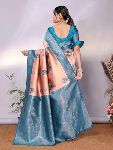 Image of Avantika Fashion Women's Kanjivaram Soft Silk Banarasi Sarees With Blouse Piece For Women