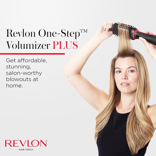 REVLON One Step Volumizer Plus Hair Dryer and Styler | More Volume, Less Damage, and More Styling Control for Easy and Fast Salon-Style Blowouts, Plus Travel Friendly (Black) by REVLON - Image 3