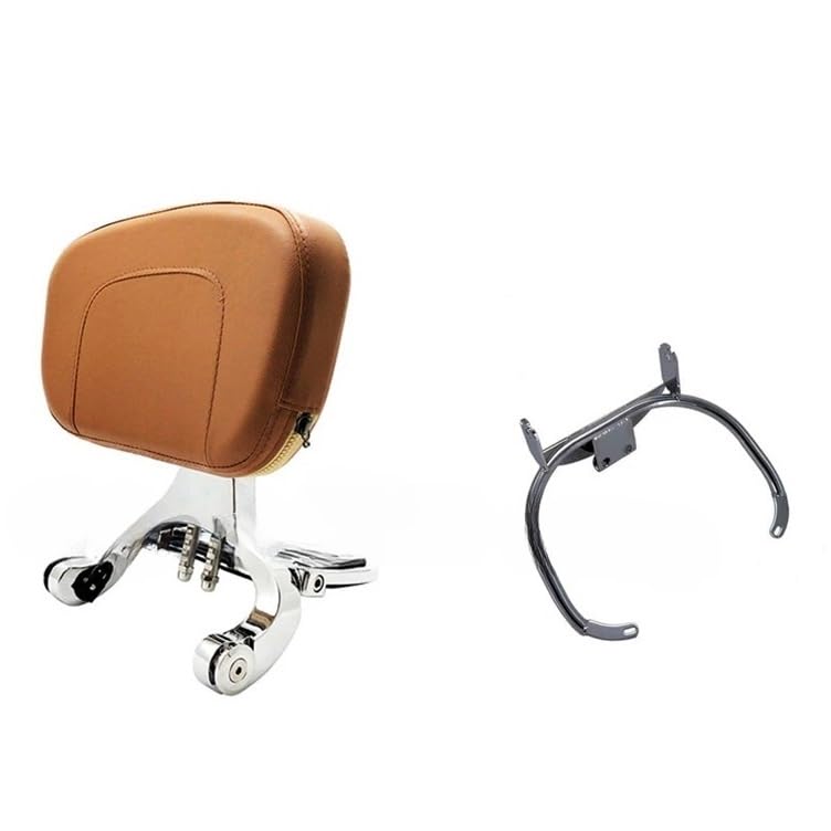 Dossier Moto 300 Soulagement Dos avec Porte-Bagages Multi-Usage Rabattable