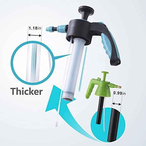 Itisll Manual Garden Sprayer Hand Lawn Pressure Pump Sprayer Safety Valve Adjustable Nozzle 0.5 Gal - Thumbnail 4