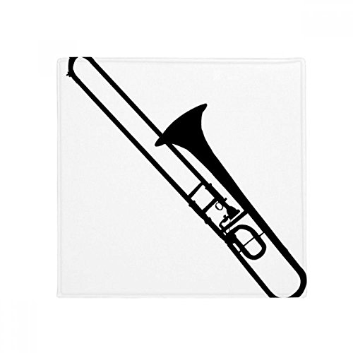 Tapis de sol trombone classique DIYthinker 60x60cm antidérapant en polyester filé