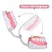 Ultrassist 2 Times Enlarge Dental Teeth Model Without Tongue, Ideal Mouth Model Brushing Flossing Practice for Kids Education, Includes Toothbrush