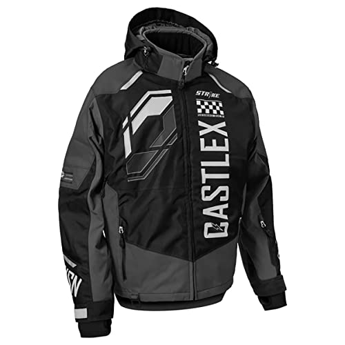 Castle X Men's Strike G5 Jacket (Black/Charcoal/Silver - 3X-Large)