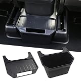 Rear Center Console Organizer for Tesla Model Y, 2nd Row Backseat Trash Can Bin Storage Box Organize