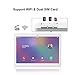 FLYINGTECH Tablet 10 inch Android 8.1 Go, 3G Unlocked Phablet with Dual SIM Card Slots, 16GB Storage, WiFi, Bluetooth, GPS, Quad-Core, HD Touchscreen - Sliver
