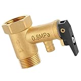 Válvulas de alivio de presión del calentador de agua con función de comprobación, control de presión ajustable para un calentador de agua eléctrico mejorado y duradero