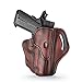 1791 GUNLEATHER Holster for Sig Sauer P226, P220, P229 Right Hand OWB Leather Gun Holster for Belts Also fits 1911 with Rails, HK VP9, Beretta 92FS -(BH2.3) (Vintage)