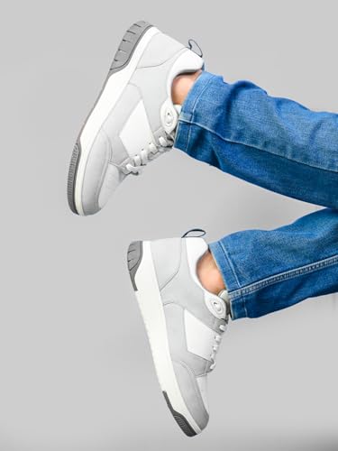 Image of Cruiser Sneaker for Men | Lightweight & Comfortable | Stylish Lace-Up Casual Footwear with Cushioned Insole | Perfect for Versatile Outfits (2640)