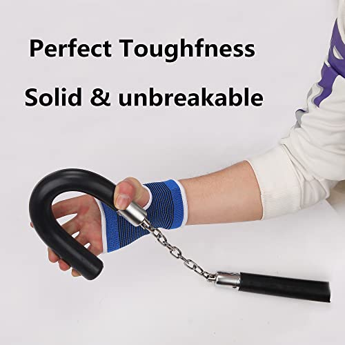 Nunchucks, Safe Solid Rubber Training Nunchucks/Nunchakus With Steel Chain For Beginners, Adults And Professional Perform, Practice, Exercise #TOP5
